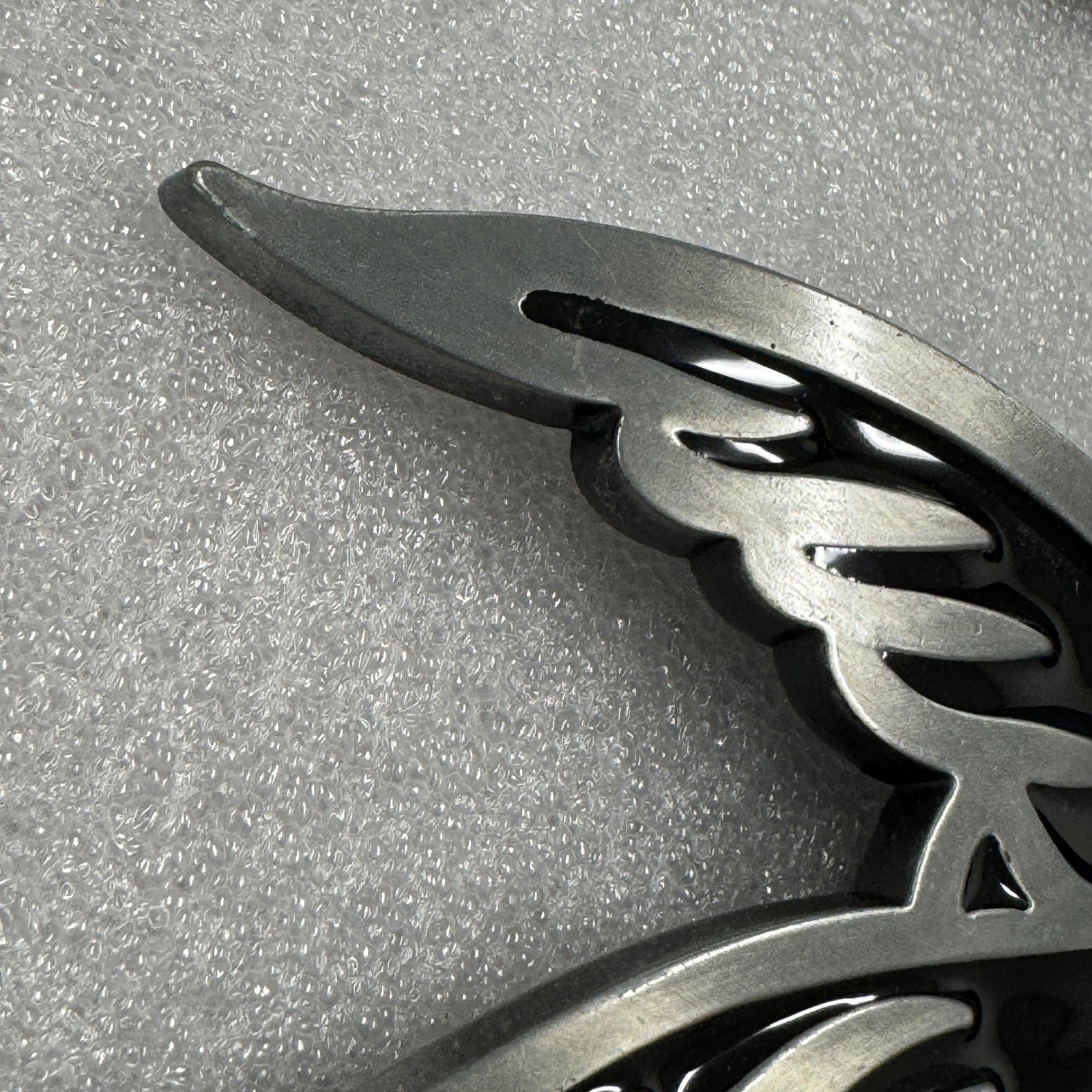 Black Bird Belt Buckle Swallow Flying Wings Metal Western Cowboy Biker