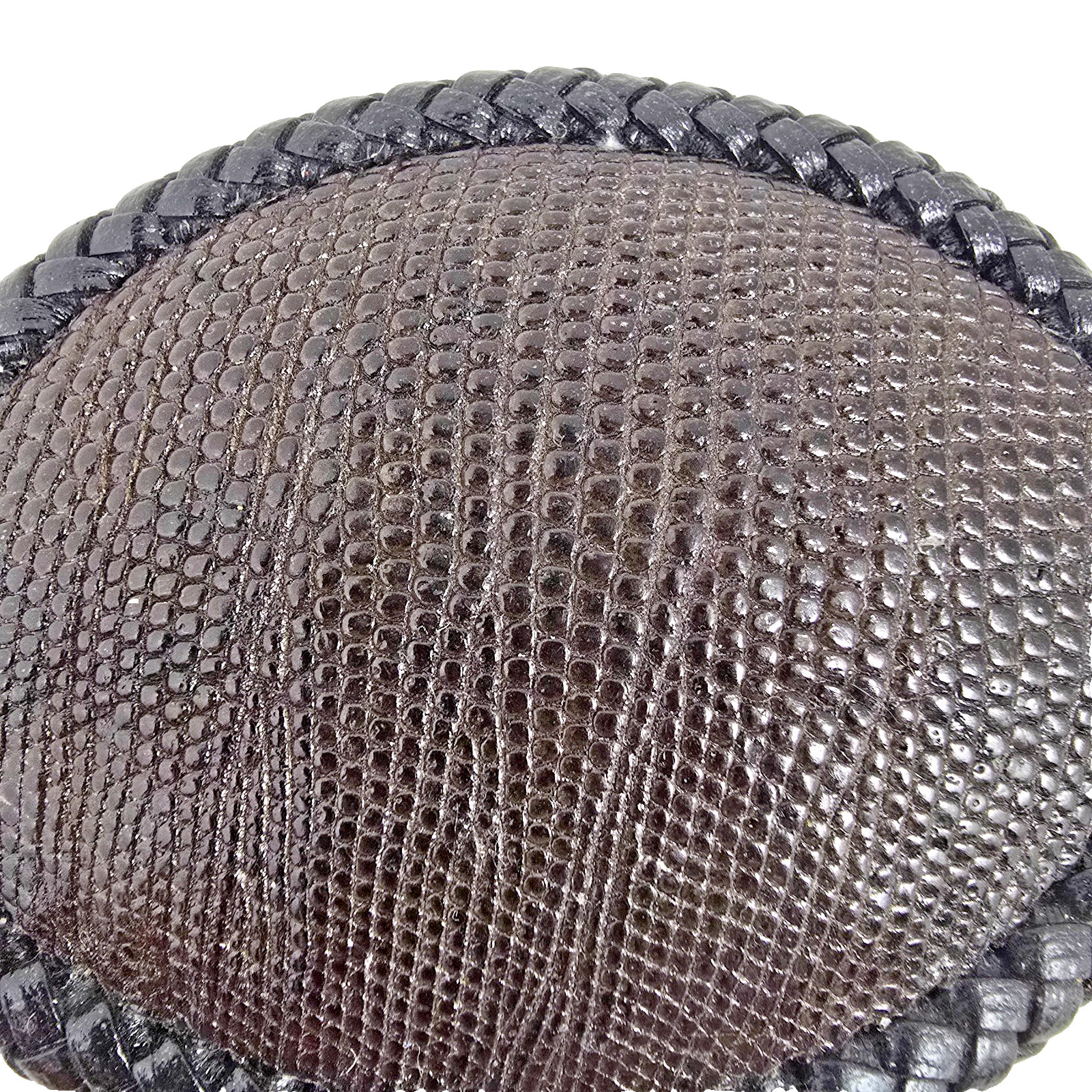 RING LIZARD SKIN Belt Buckle LARGE NEW Authentic Handmade Western Cowboy
