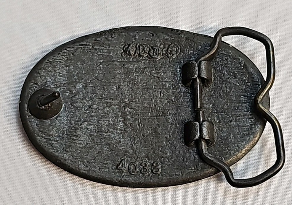 Vintage Masonic Masons BTS Brass Belt Buckle