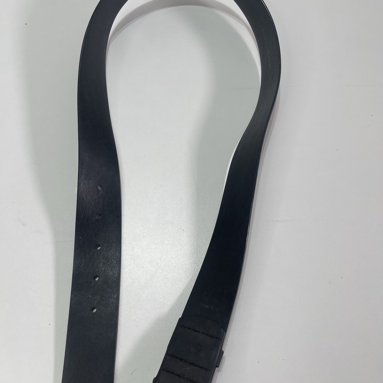 Vtg DKNY Jeans Black Belt Logo Buckle Men 36 » Casual Y2K