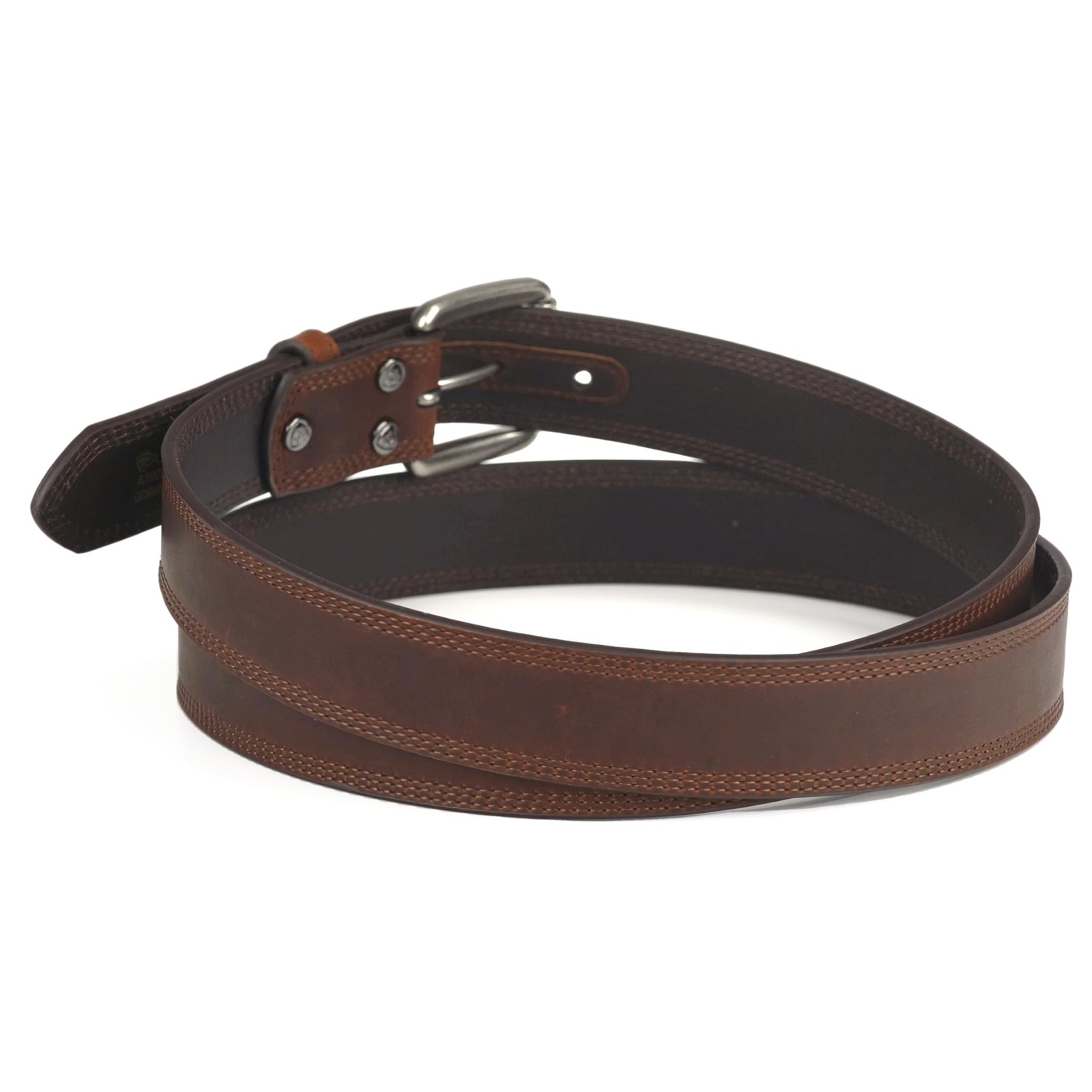 ARIAT Men&rsquo;s Copper Full-Grain Leather Belt with 40 (38-40&Prime; Waist),