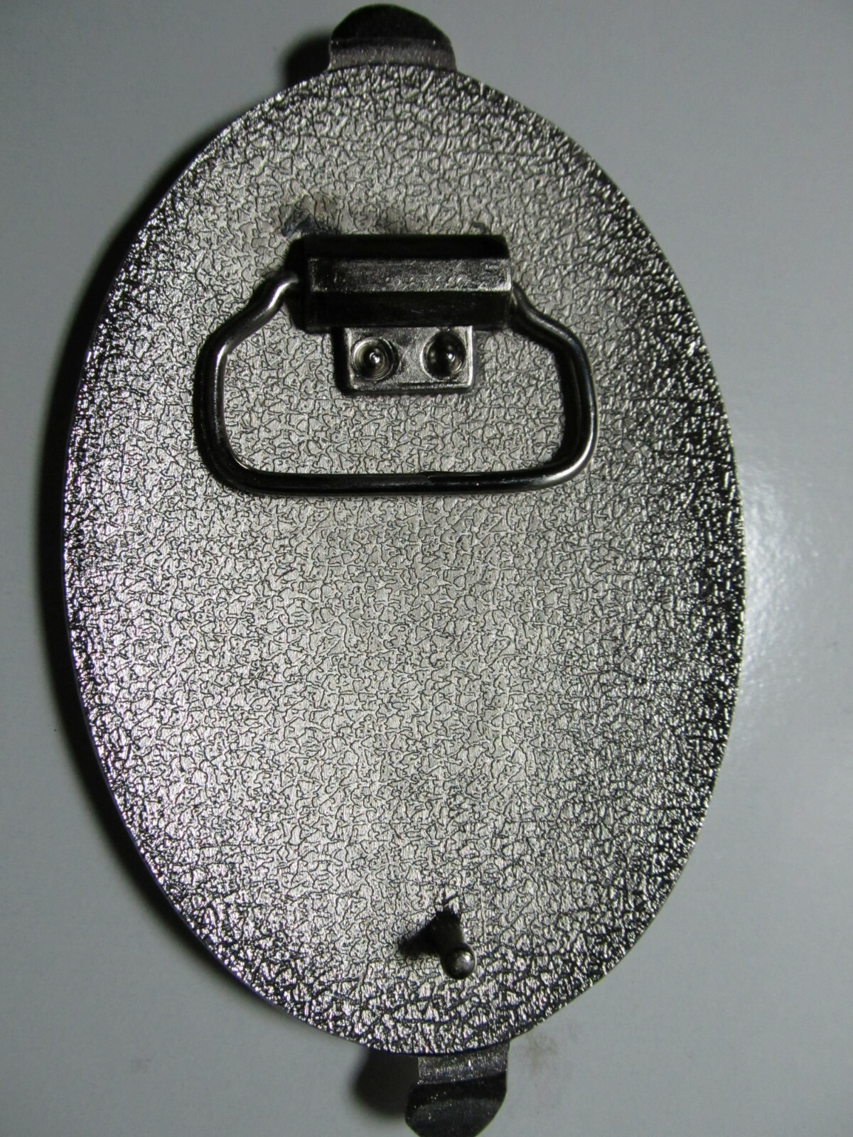 Oval Shape Sliver Snake Sword belt buckle