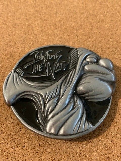 Pink Floyd Belt Buckle 3-D Black Enameling Solid Metal