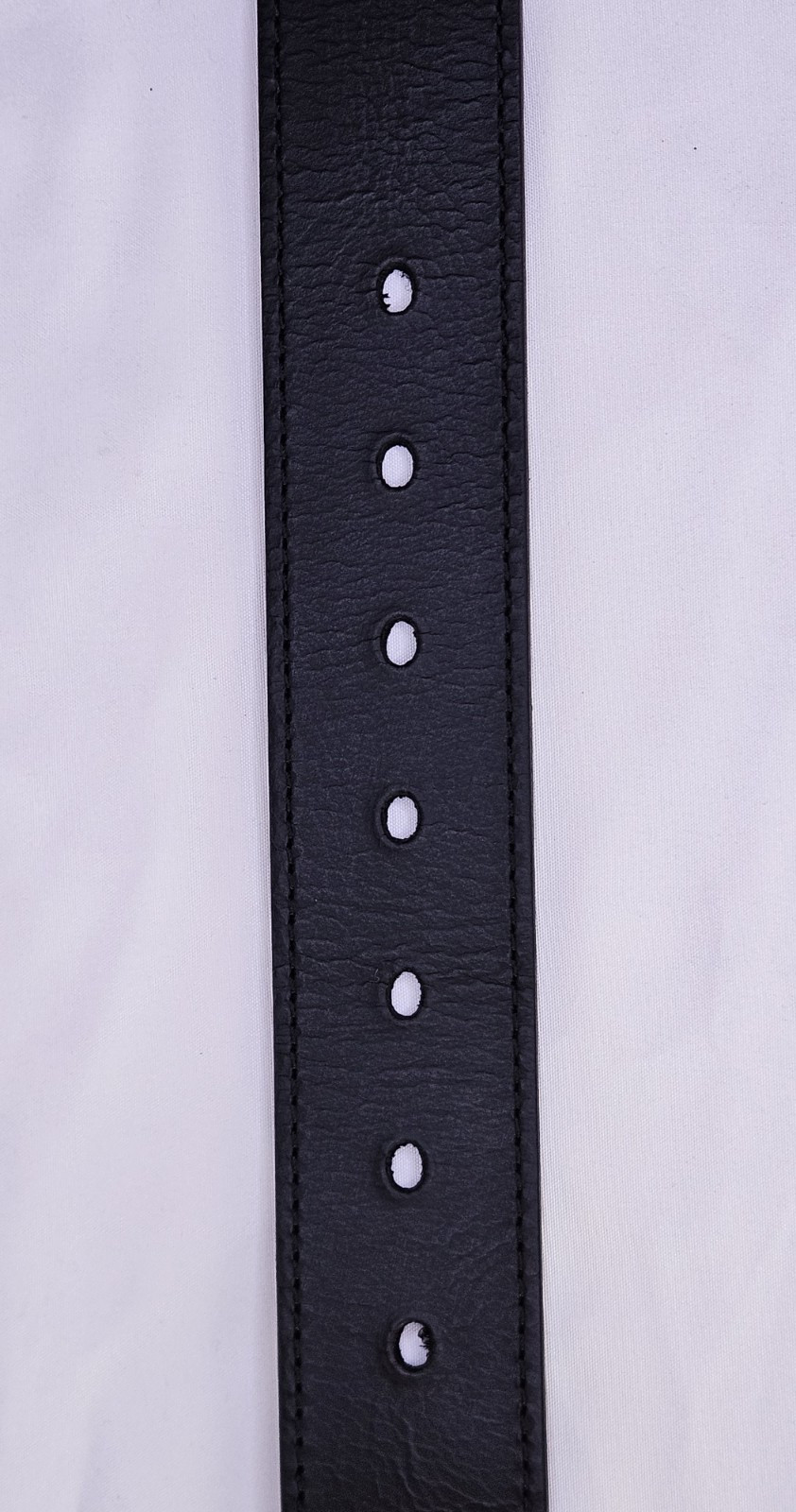 Columbia Mens Black Leather Belt Size 32&Prime;-34&Prime; Sliver Tone Buckle Casual Everyday