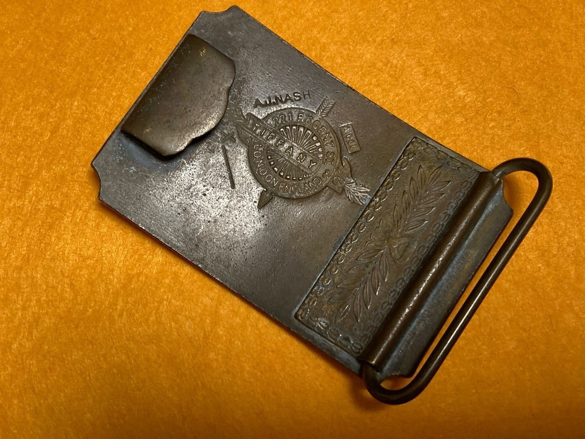 Tiffany & Co London Vintage Belt Buckle Wells Fargo & Co Wells & Fargo Founders