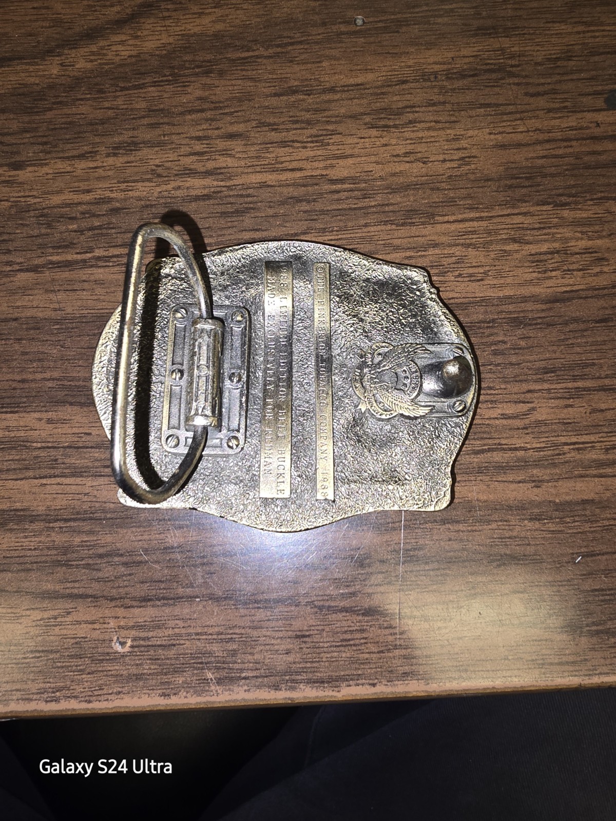 Red Man 1988 Limited Edition Western Native American Belt Buckle 1.75in