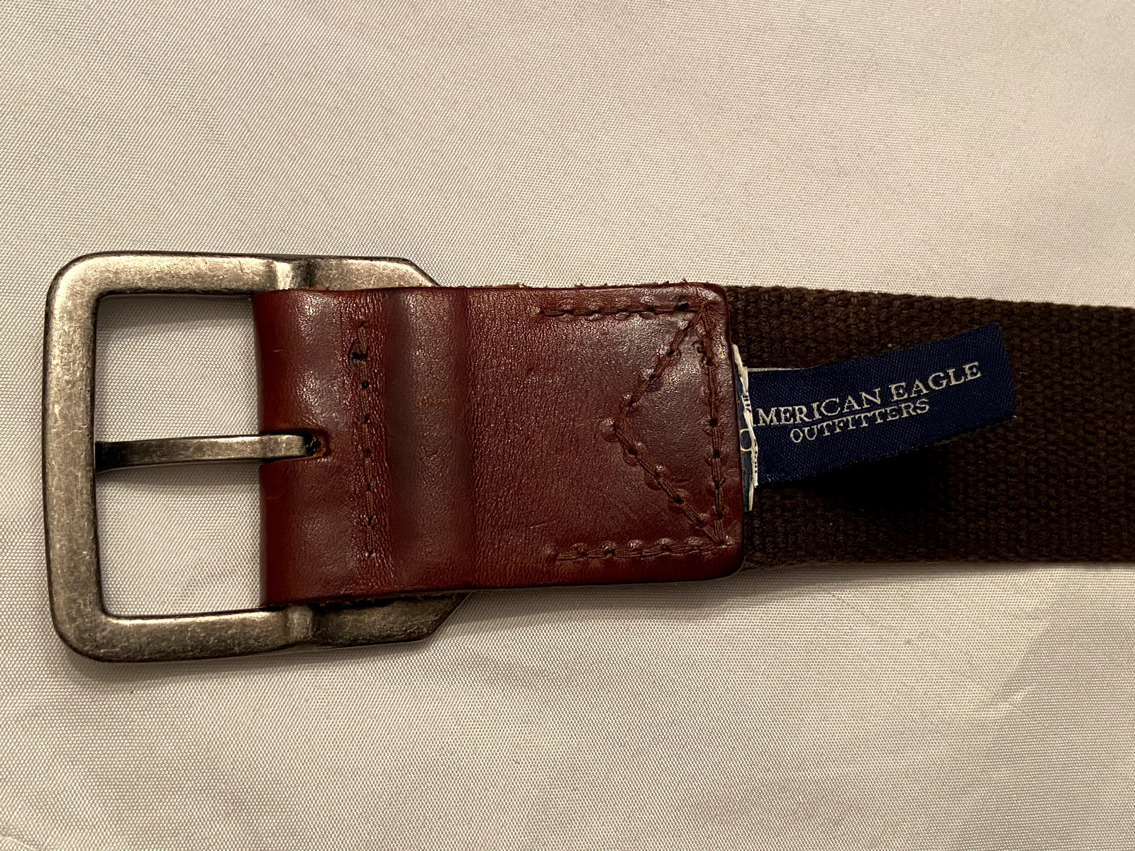 AMERICAN EAGLE OUTFITTERS Standard Tradition Cotton Leather Size S belt