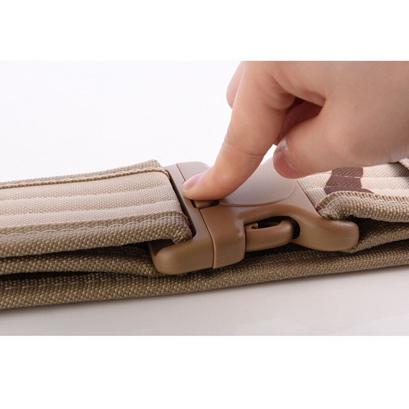 Outdoor Camouflage Tactical Belt Military Oxford Cloth Belt Mountaineering Belt