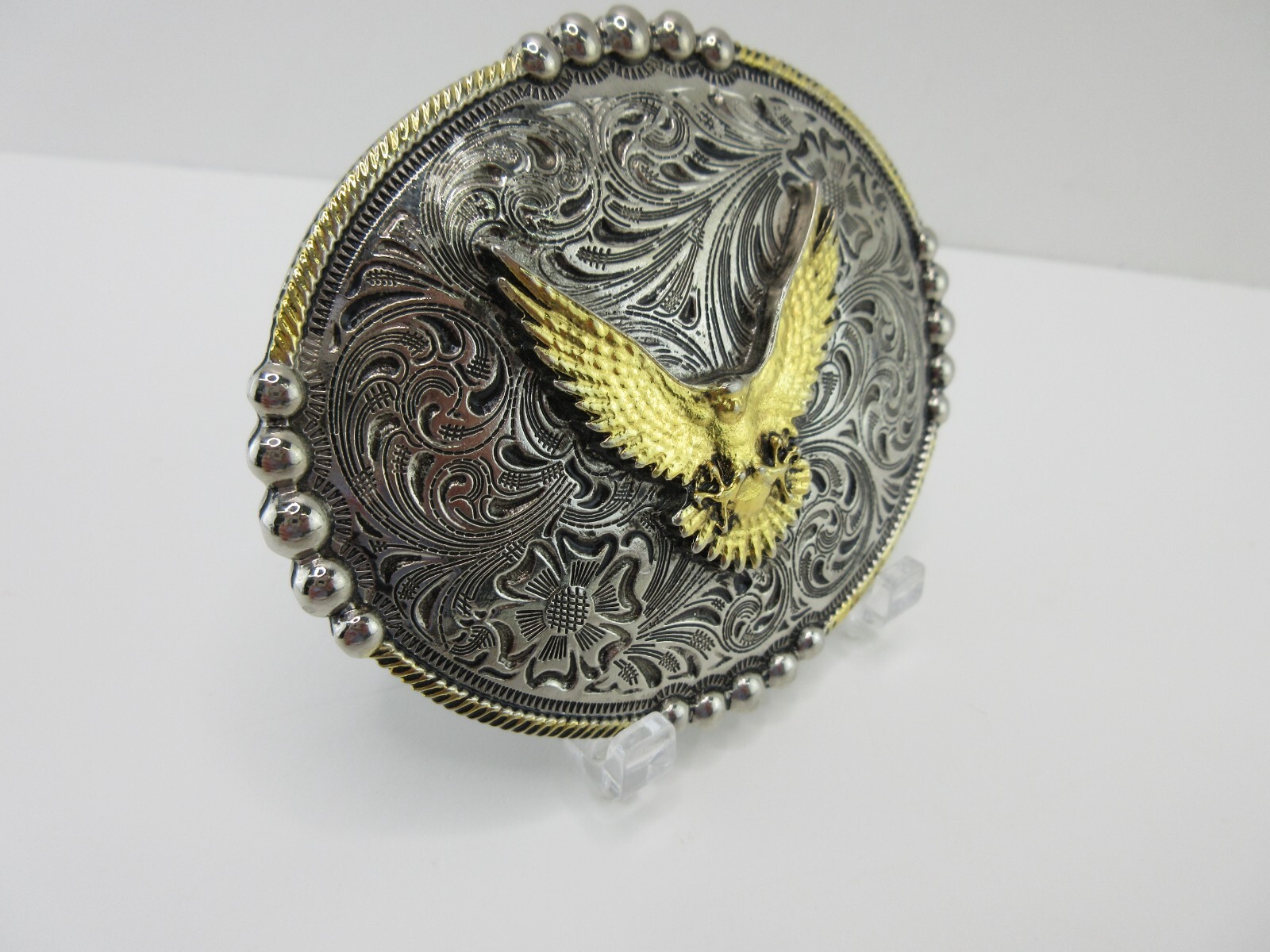 Vintage Western Eagle Belt Buckle – Rodeo Style Cowboy Cowgirl Accessory