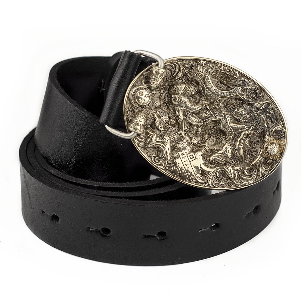 Scorpio german silver belt buckle, Horoscope Astrological Zodiac Sign buckle
