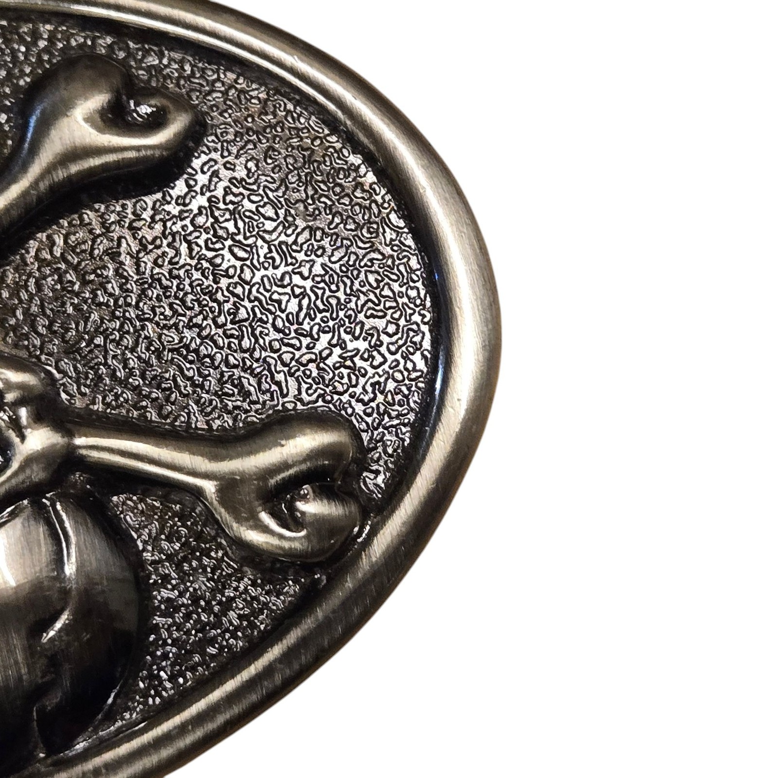 Skull and Crossbones Belt Buckle Beer Bottle Opener Biker Cowboy Pirate Vintage