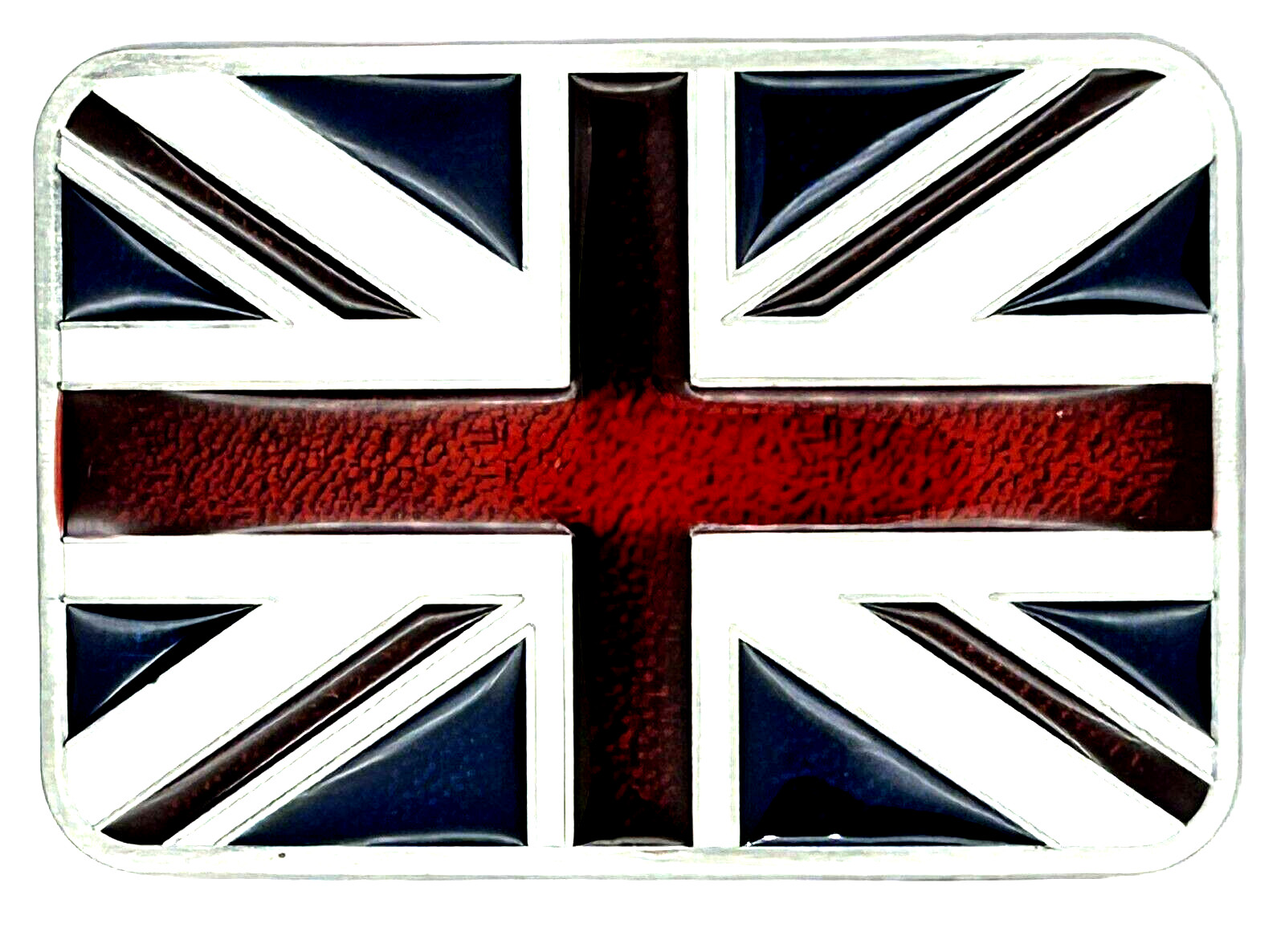 British United Kingdom National Flag Enameled Belt Buckle New