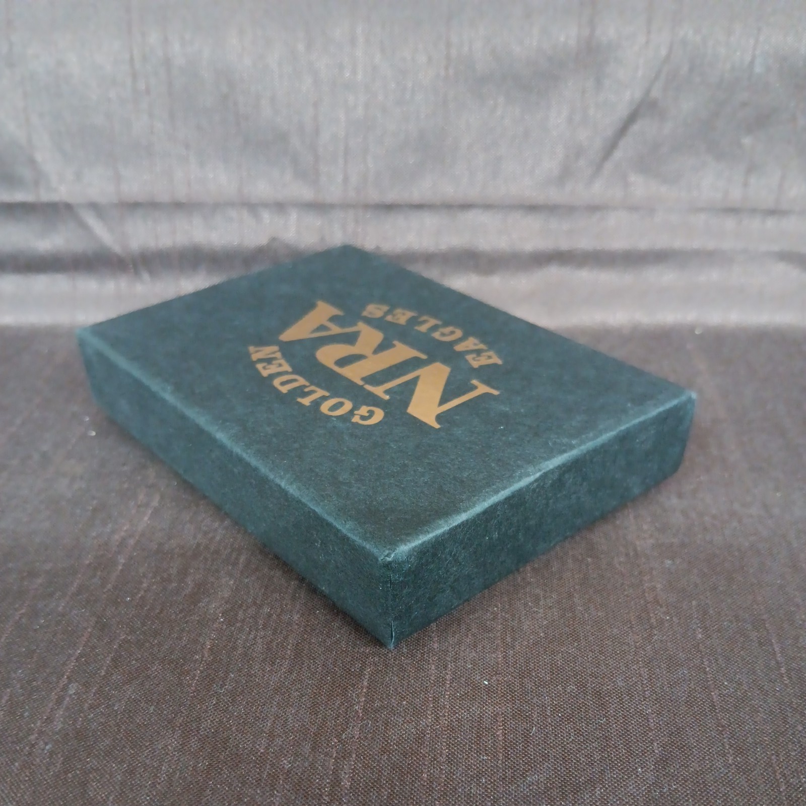 NRA National Rifle Association Golden Eagles Gold Plated Belt Buckle Original BX