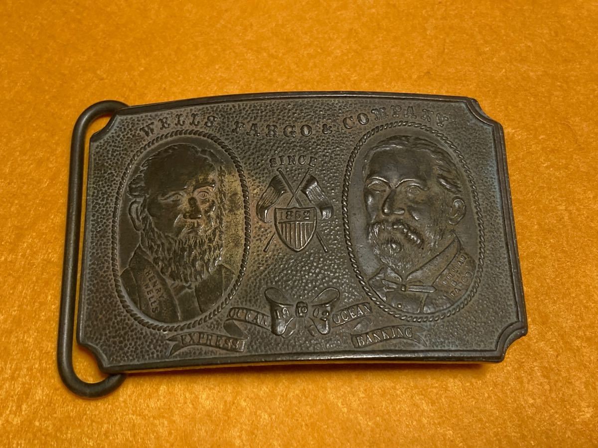 Tiffany & Co London Vintage Belt Buckle Wells Fargo & Co Wells & Fargo Founders