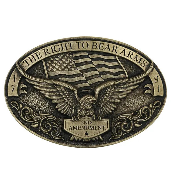 Montana Silversmiths® Soaring Eagle Arms Attitude Belt Buckle A877