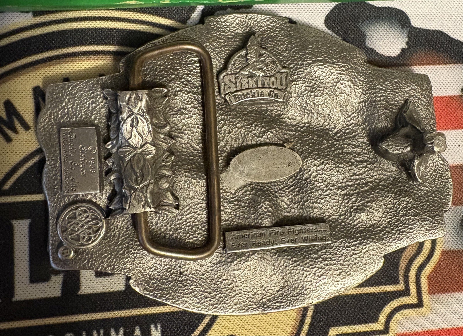 Fire Fighter/E.M.S. American Hero Metal Belt Buckle New