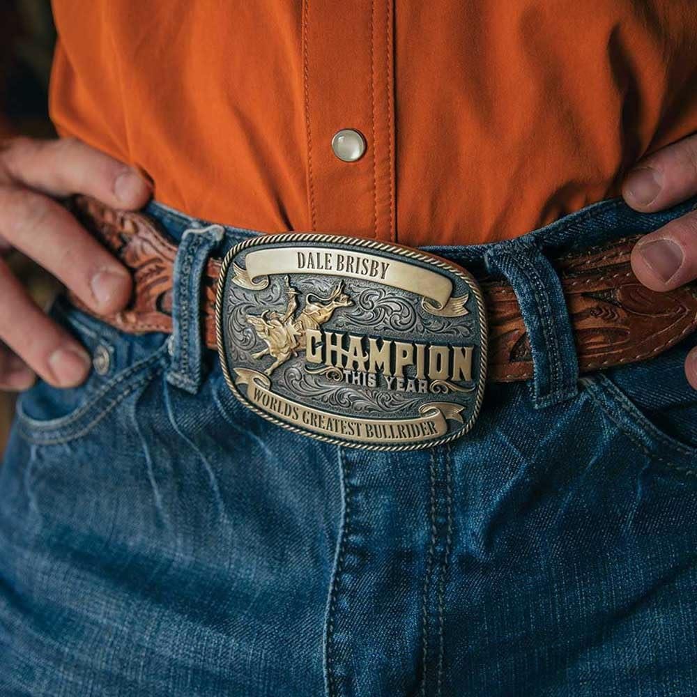 Montana Silversmiths Attitude Official Licensed Dale Brisby Western Belt Buckle