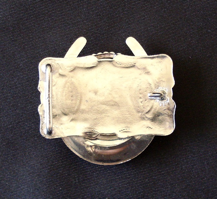 Suicide Table 2001 One Dollar Gaming Token Horseshoe Belt Buckle
