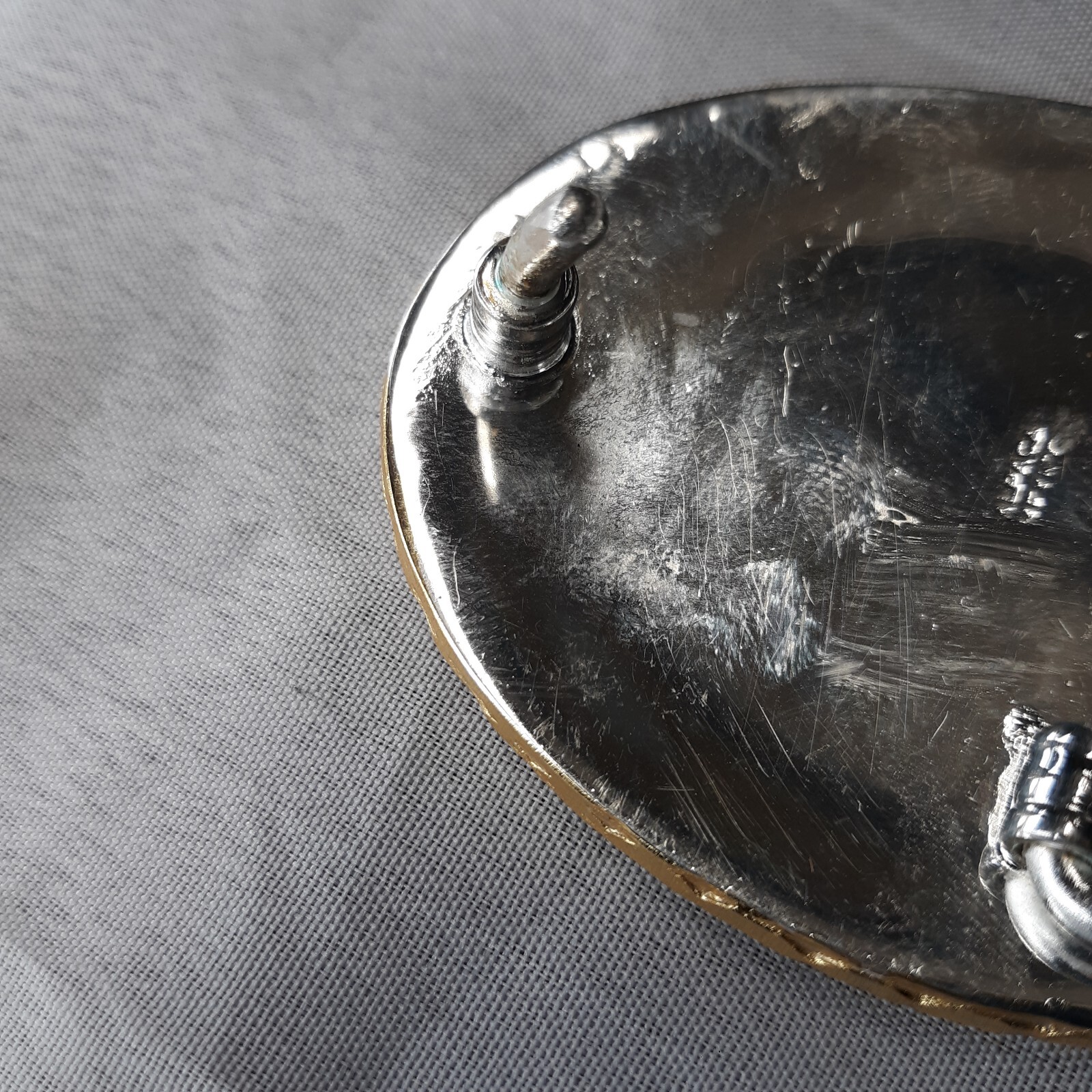 1 Mexican Alpaca Silver Brass Metal Western Belt Buckle