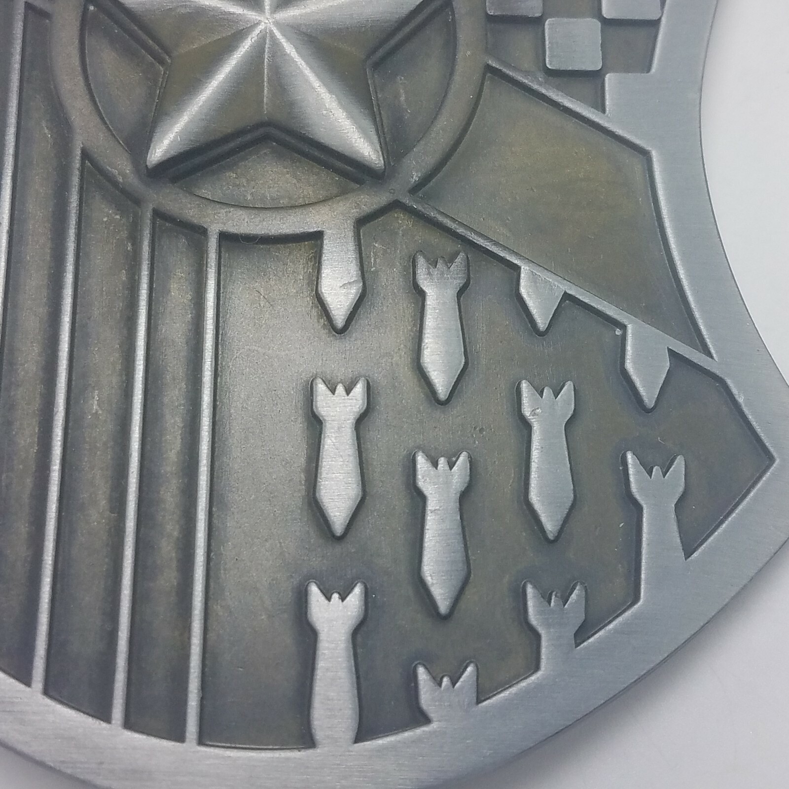 NOS Aquarius Belt Buckles Asstd America Shield Bombs Star Large Belt Buckle