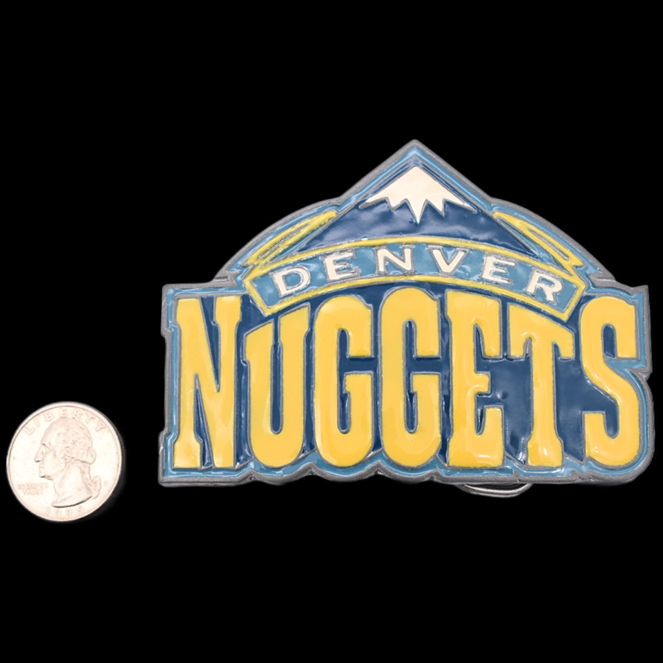 Denver Nuggets NBA Basketball Team Belt Buckle (New Old Stock)