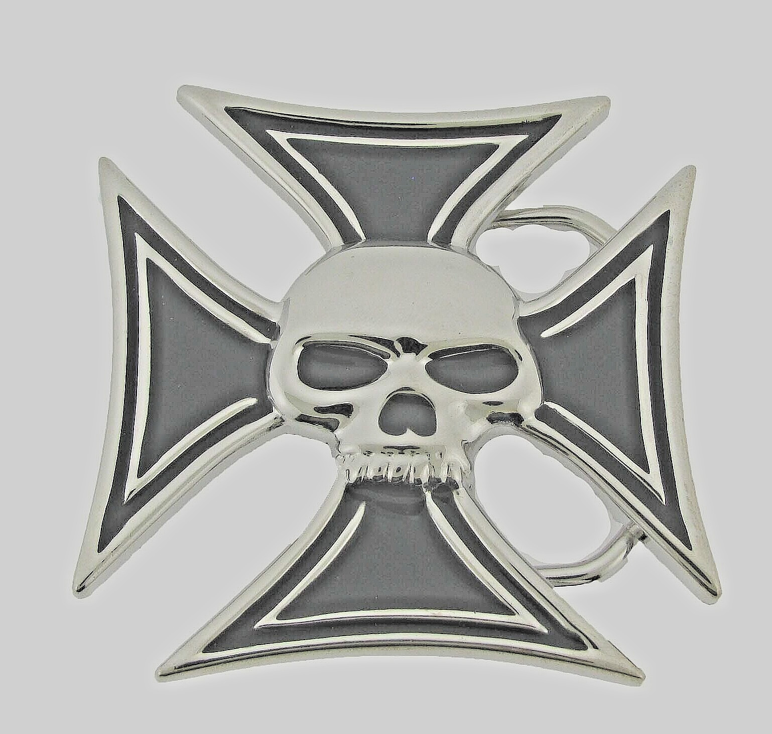 Skull Belt Buckle Chopper Skeleton Metal Halloween Costume Party Cosplay Men New