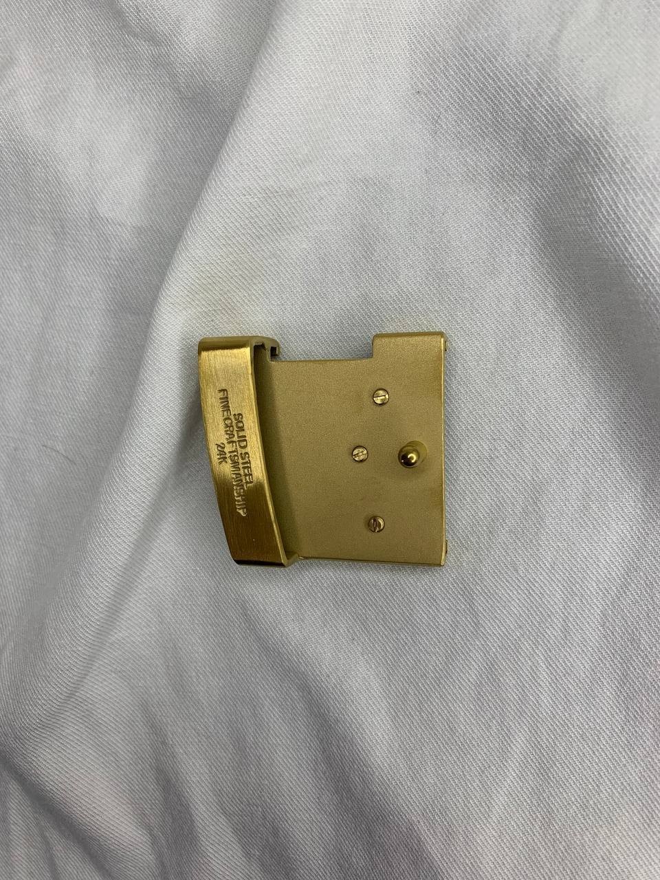 Louis Vuitton LV Monogram Belt Buckle Gold Tone Initiales Replacement Buckle