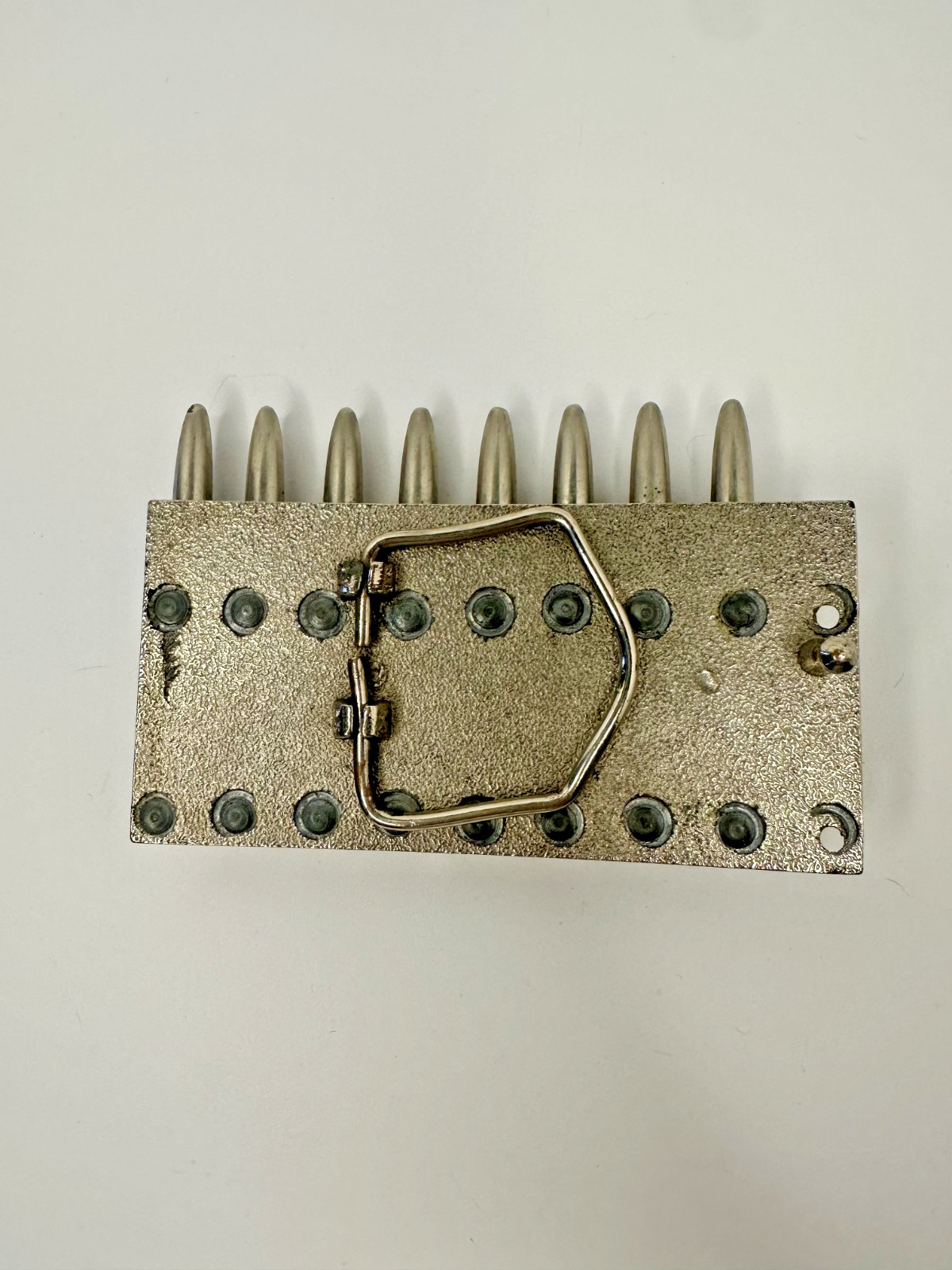 Gun Bullet&rsquo;s Shell Casing Chain Belt Buckle