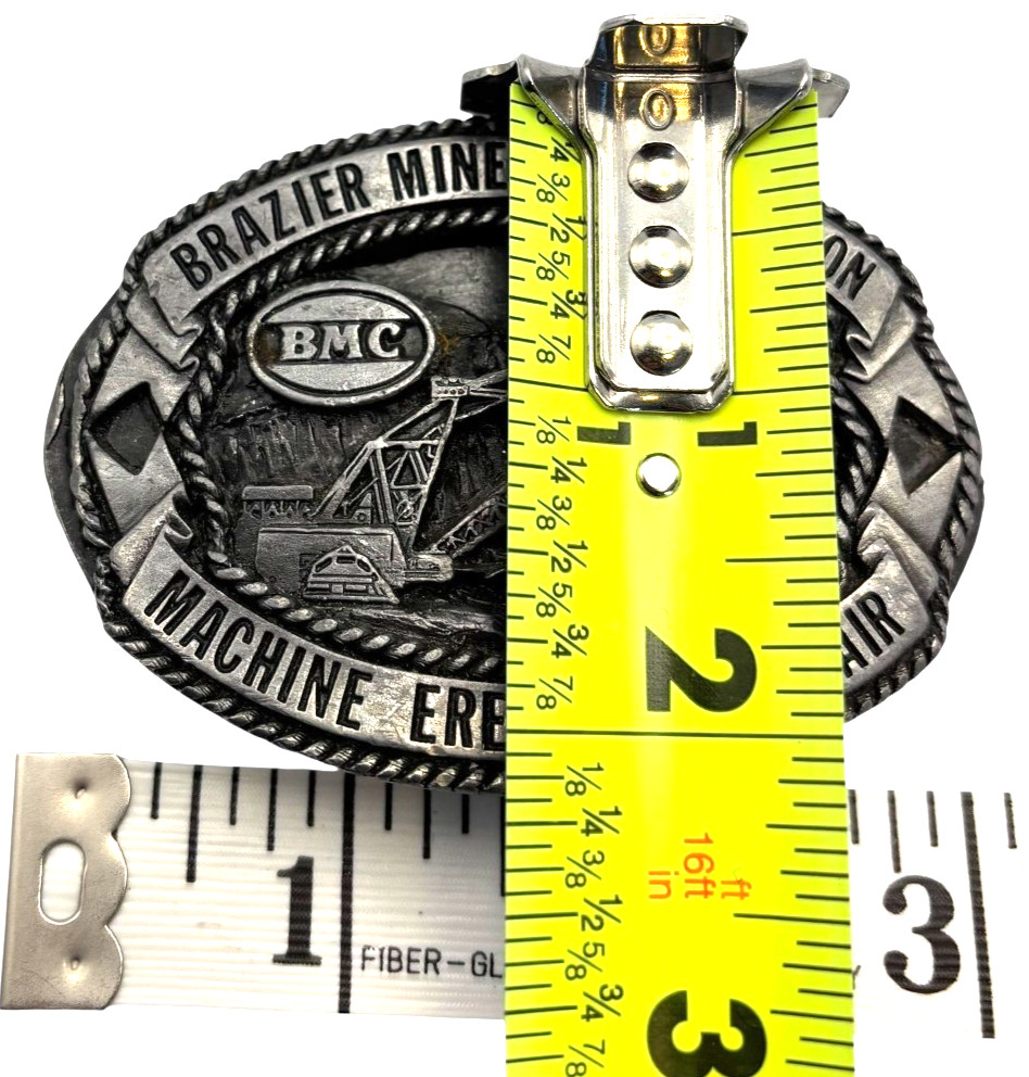 Brazier Mine Construction – Machine Erection & Repair Belt Buckle Gunmetal