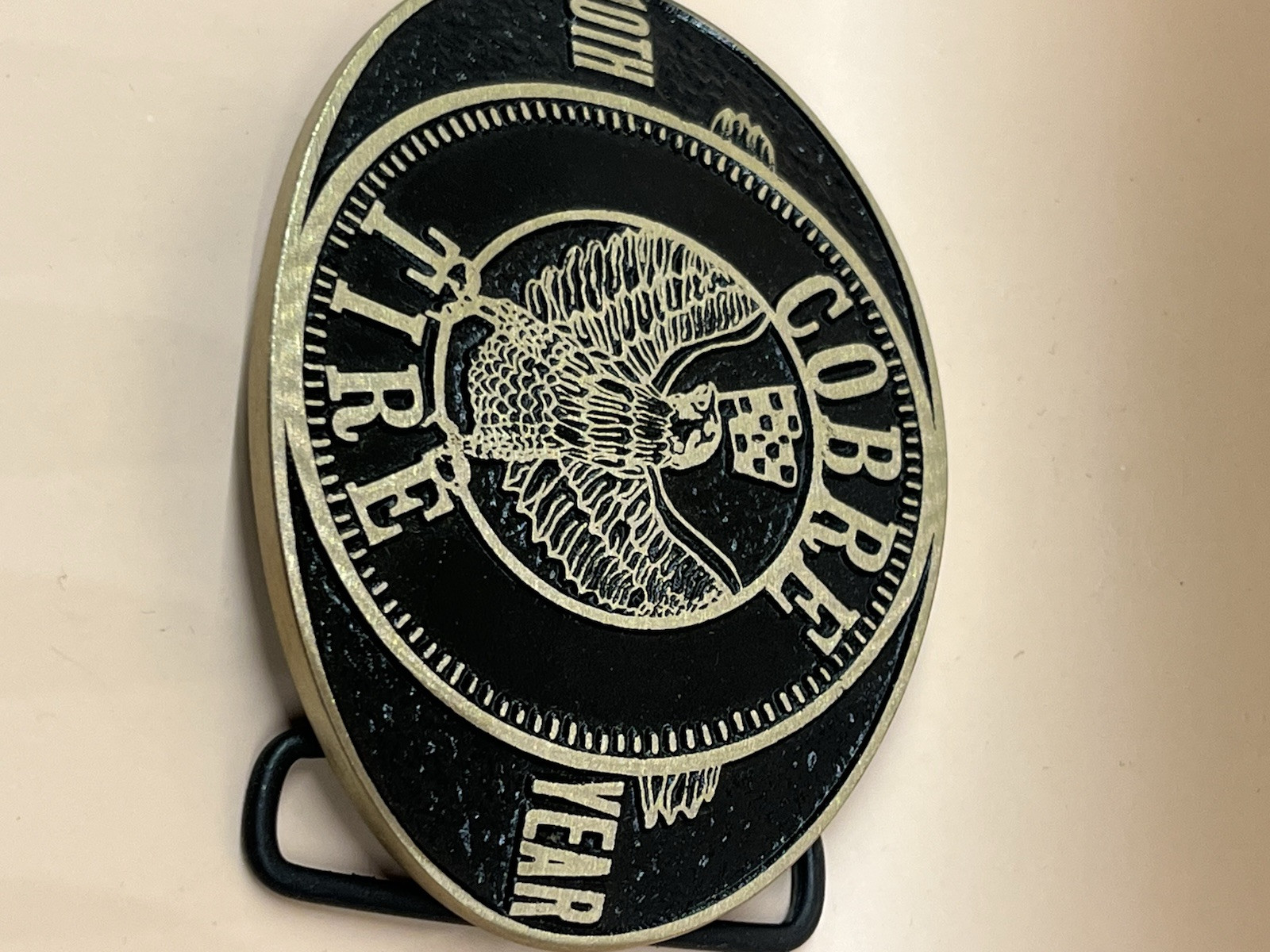 Cobre Tire Belt Buckle 10 Year Limited Ed 183/400 Solid Bronze Advanced Casting