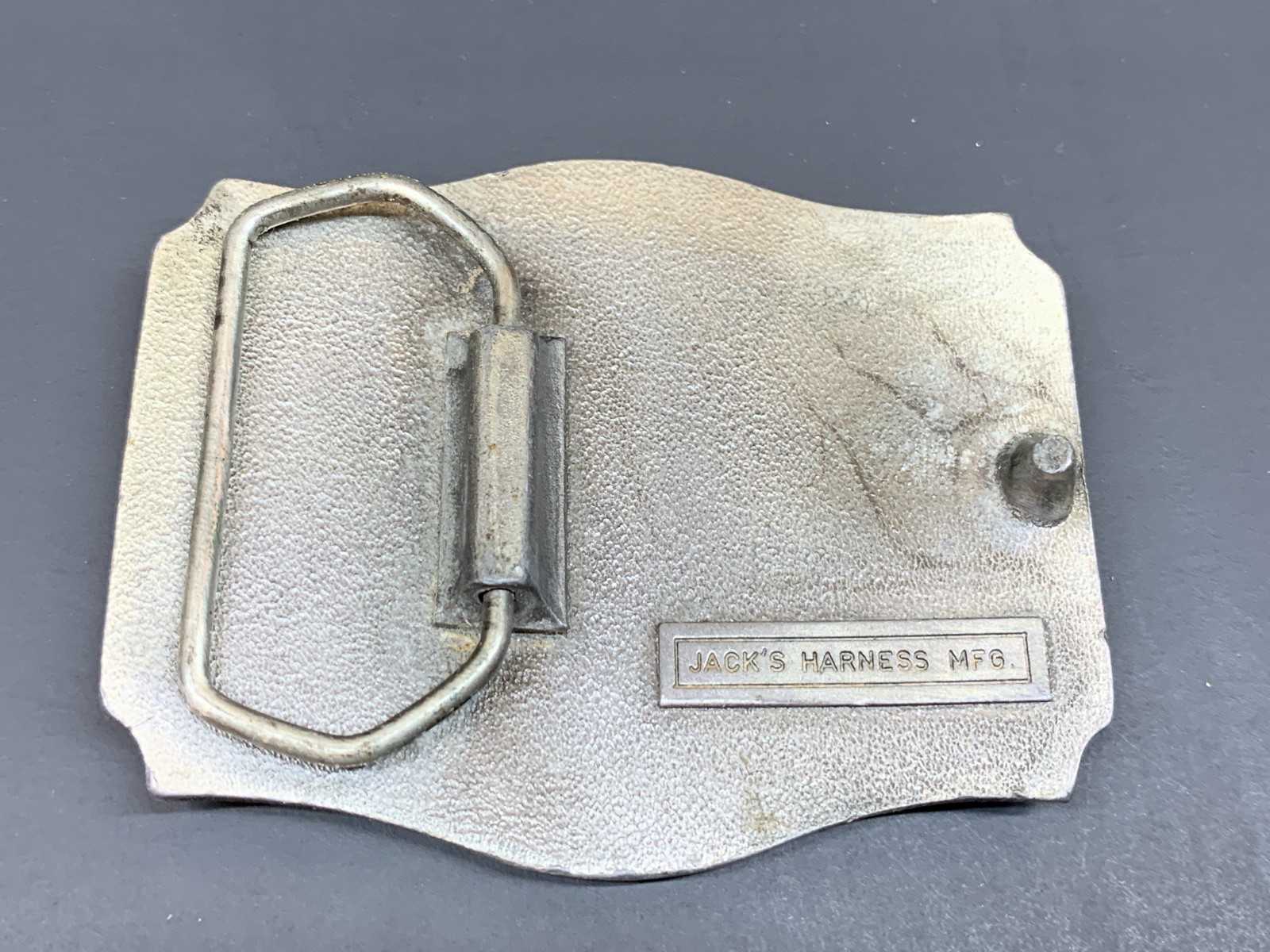Vintage Belt Buckle Equestrian Horse Harness Racing Jockey Riding Sulky Trotter