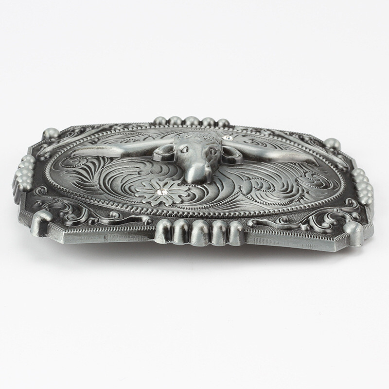 Cross Horse Belt Buckle Western Cowboy Motorcycle Riding Belt Buckle