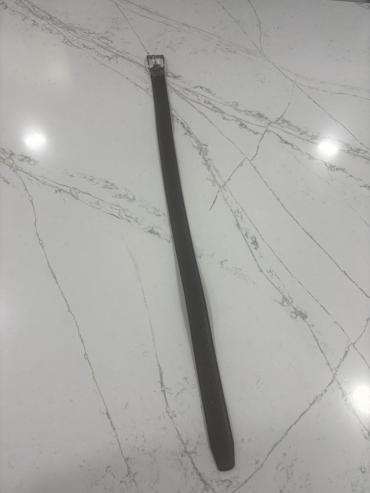 NORDSTROM Youth Reversible Black Brown Belt Silver tone Buckle – 27