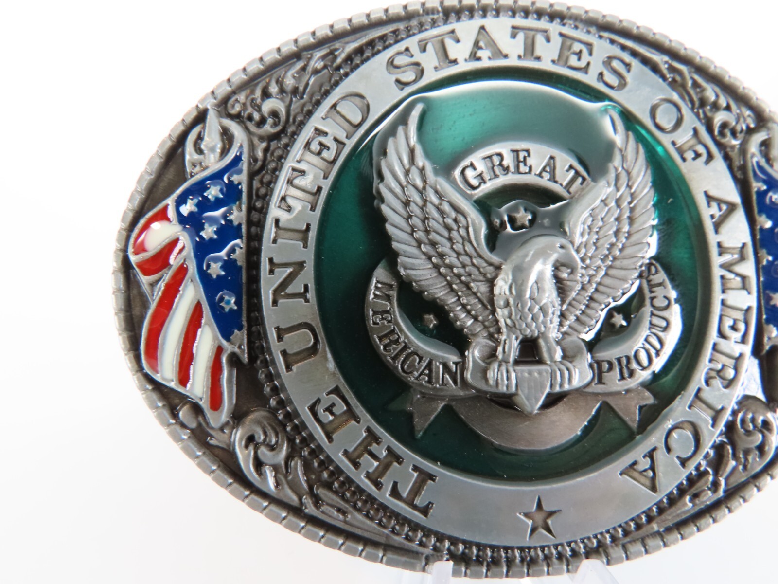 New United States of America Belt Buckle Great Americal Products Metal