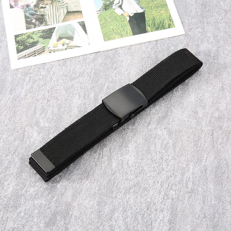 Nylon Belt Alloy Buckle -Versatile Classic Stylish Fashion Accessory 3.8CM Width