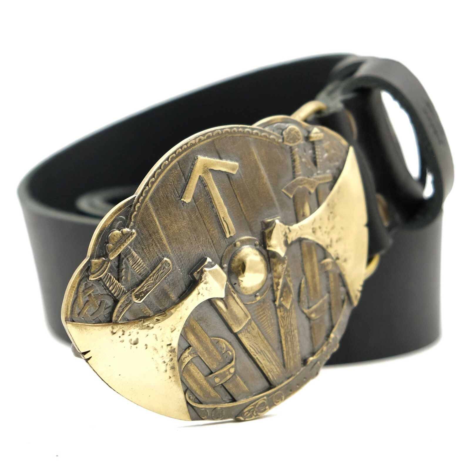 Tiwaz belt buckle, Old Norse Scandinavian Nordic Celtic Viking Pagan TYR runic