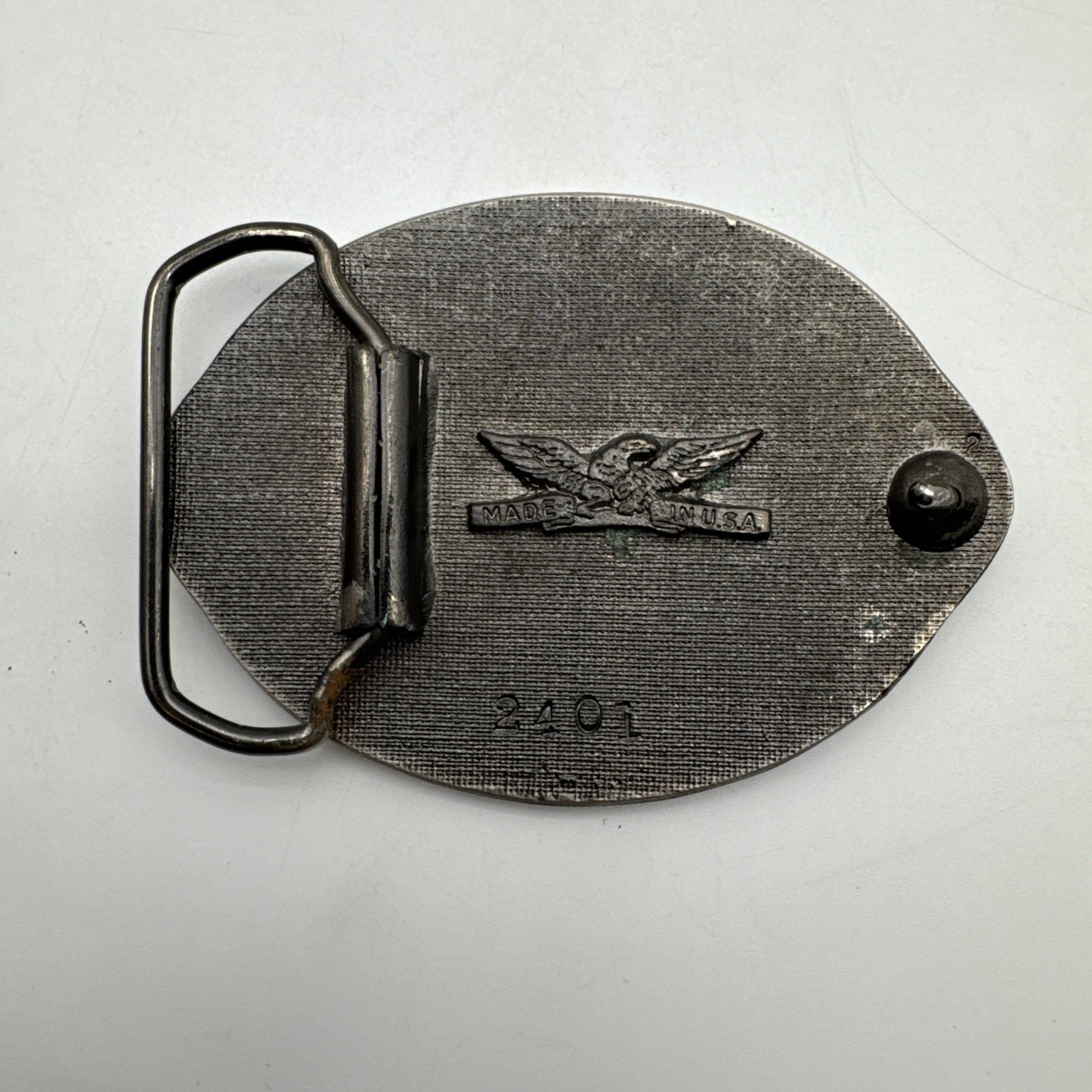 Retired Fire Fighter American Hero Enamel Metal Belt Buckle 2401