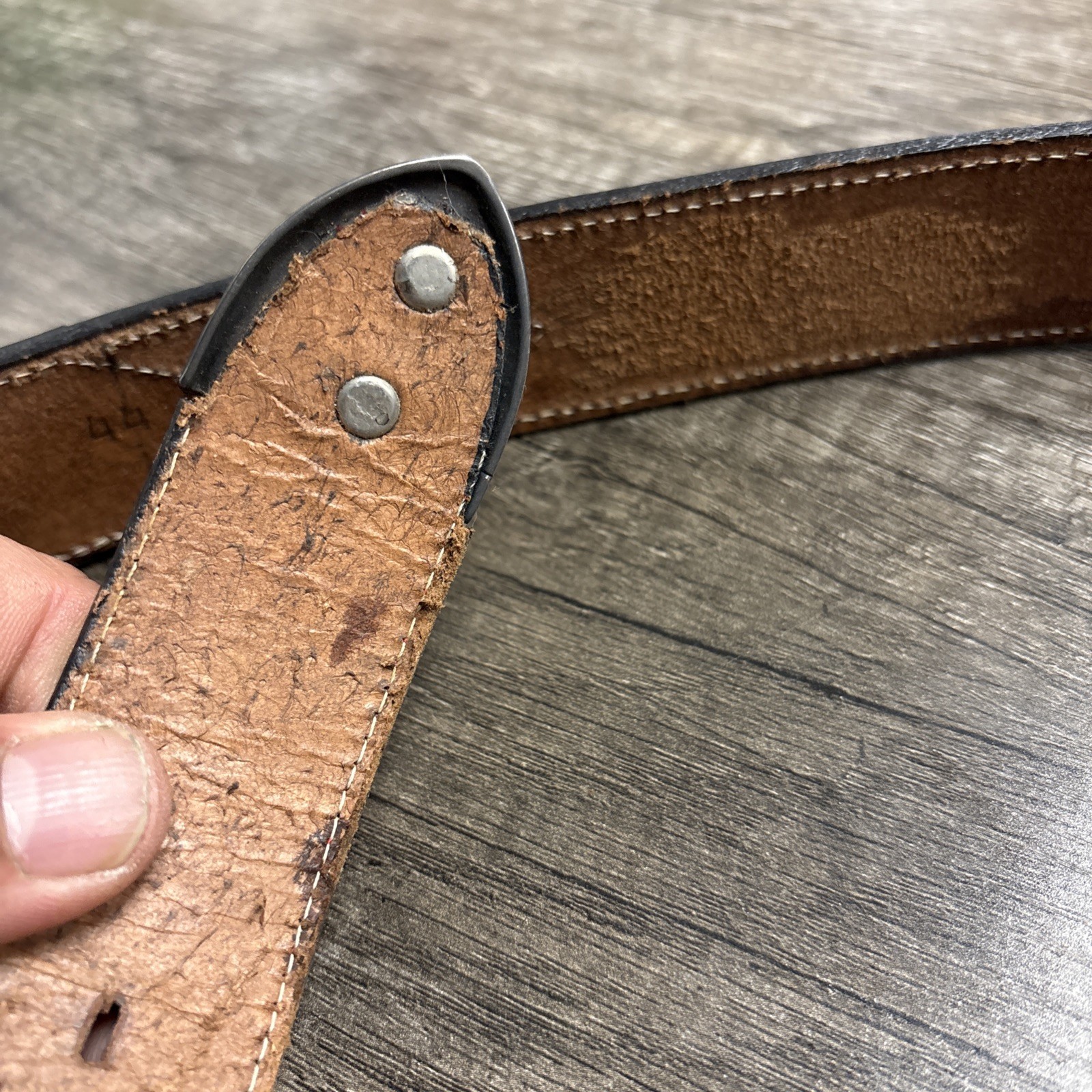 Vintage Hand Crafted Western Leather Champion Series Size 44