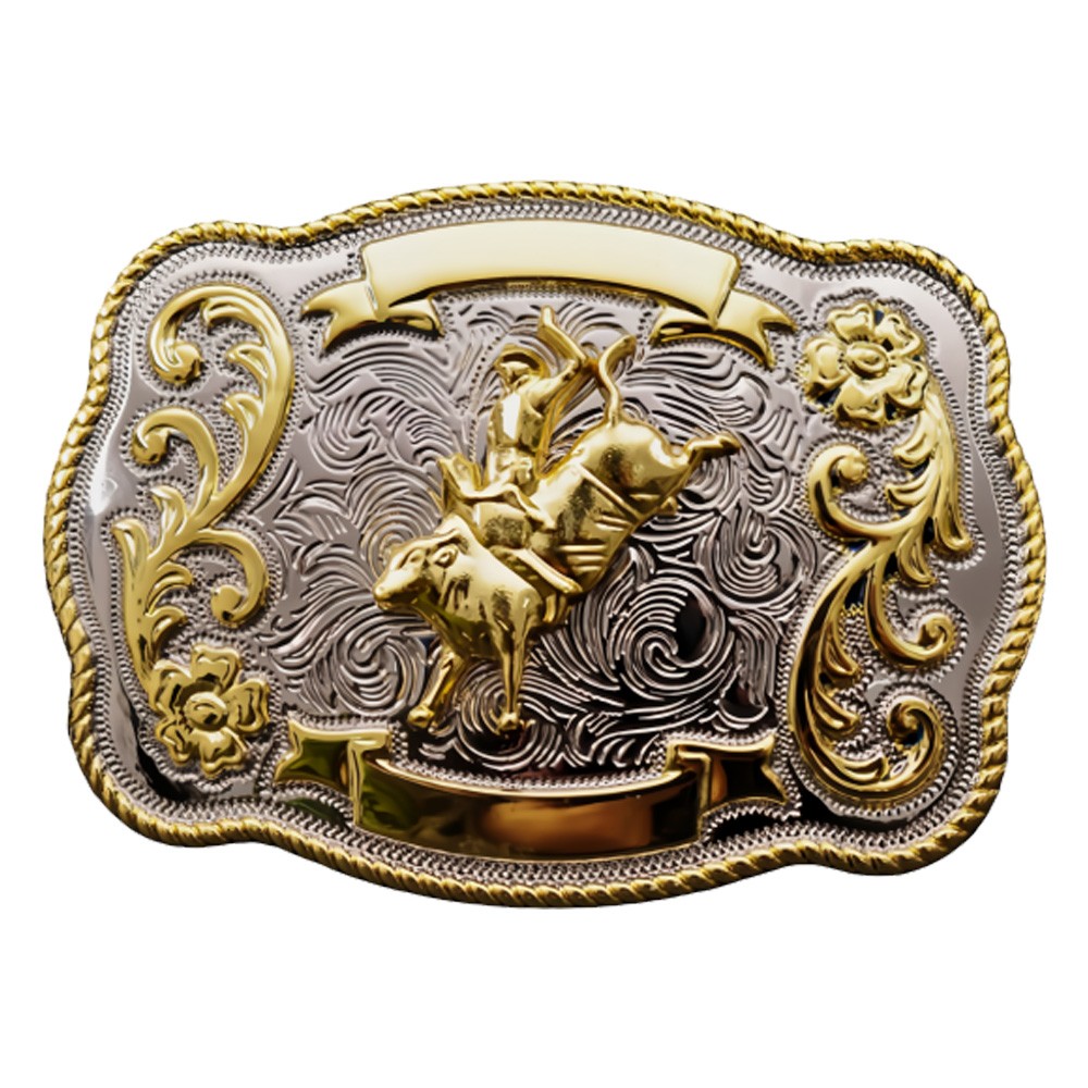 Rock Bull Ride 10cm Huge Rodeo Big Cowboy Texas Western Shine Belt Buckles HOT