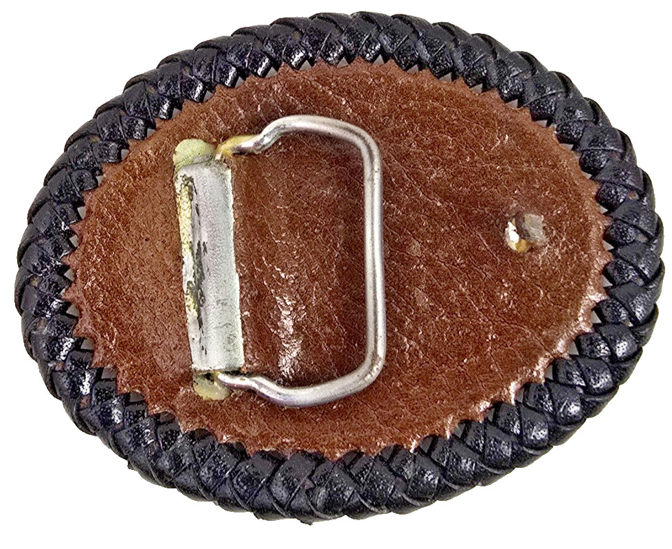 Lizard skin Belt Buckle Western Cowboy style HANDMADE NEW Authentic lite brown