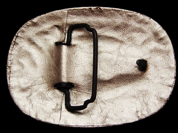 MI09132 *NOS* REALLY NICE **CRYSTAL INSERTS** FASHION BELT BUCKLE