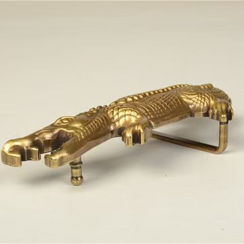 Men&rsquo;s Youth Fashion Belt Buckle Crocodile Brass Inner Smooth Buckle Belt Head