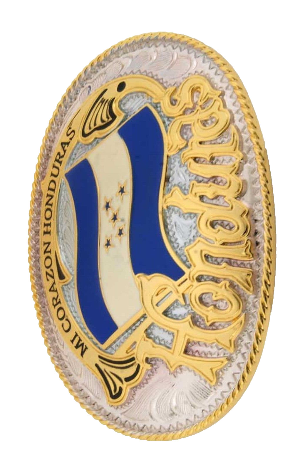 Honduras Flag Belt Buckle Catracha Catrachos Central New Men Women Western Rodeo