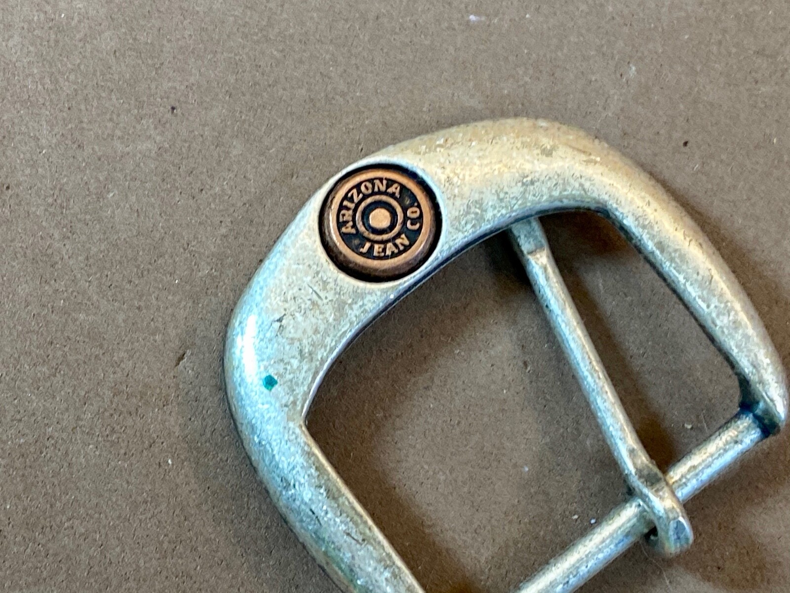 Arizona Jeans Co Replacement Vintage Silver Tone Belt Buckle