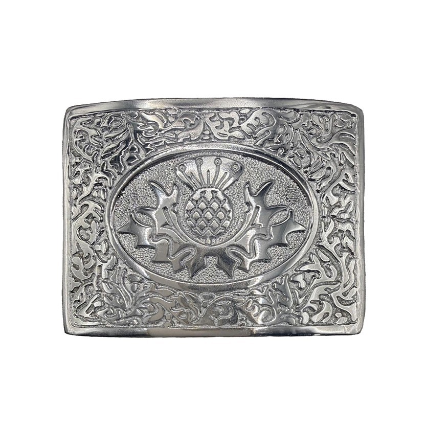 AAR Scottish Kilt Belt Buckle Design Chrome Finish