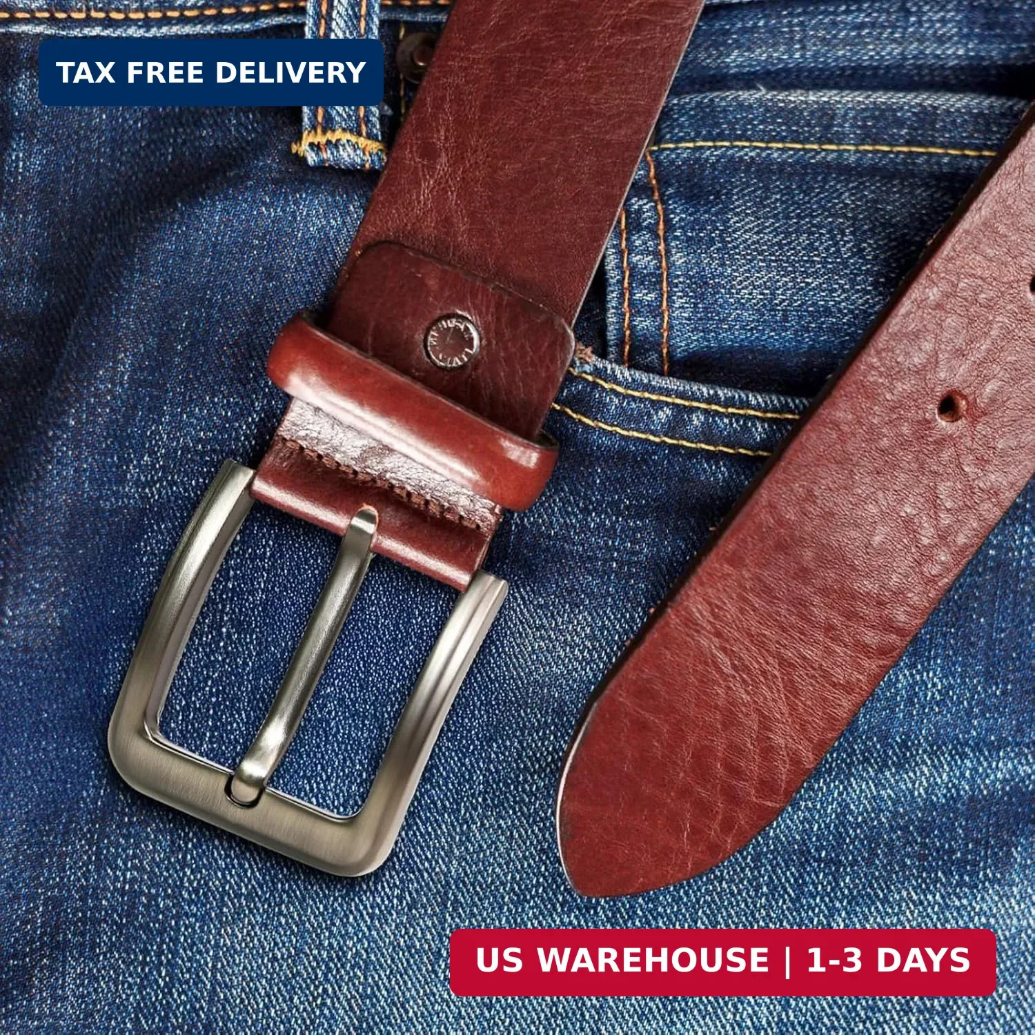 Metal Belt with Buckle Classic Unisex Replacement Belt Buckle For All Kinds of D