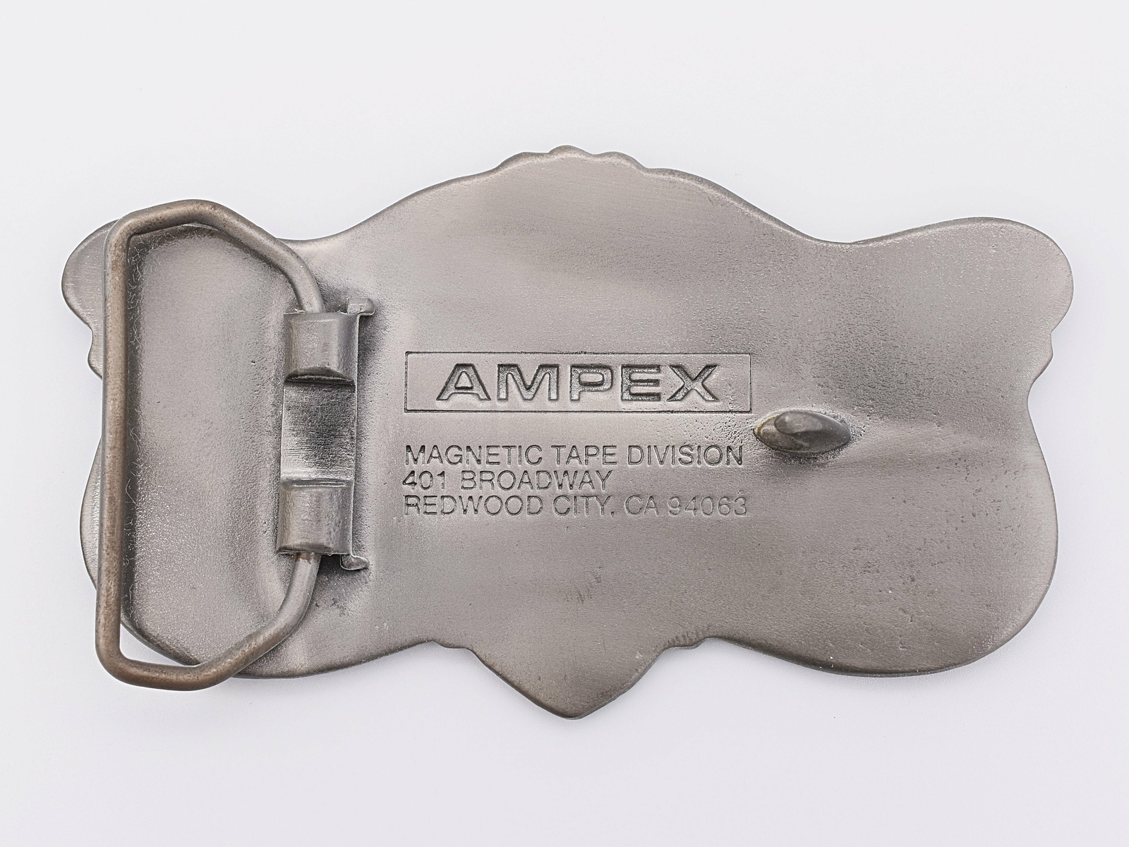 Ampex Grandmaster Recording Tape Music Recording Studio Rare Vintage Belt Buckle