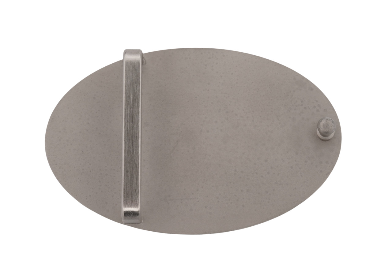 Stainless Steel Oval Metal Belt Buckle