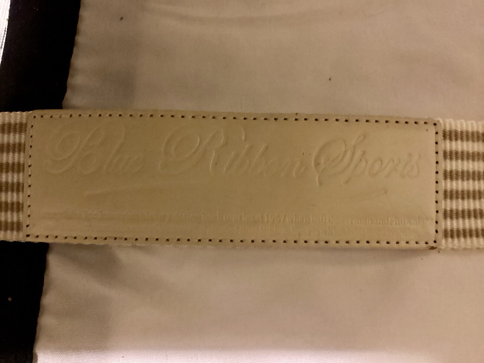 New Vintage Blue Ribbon And Nike Belt With Buckle XXL