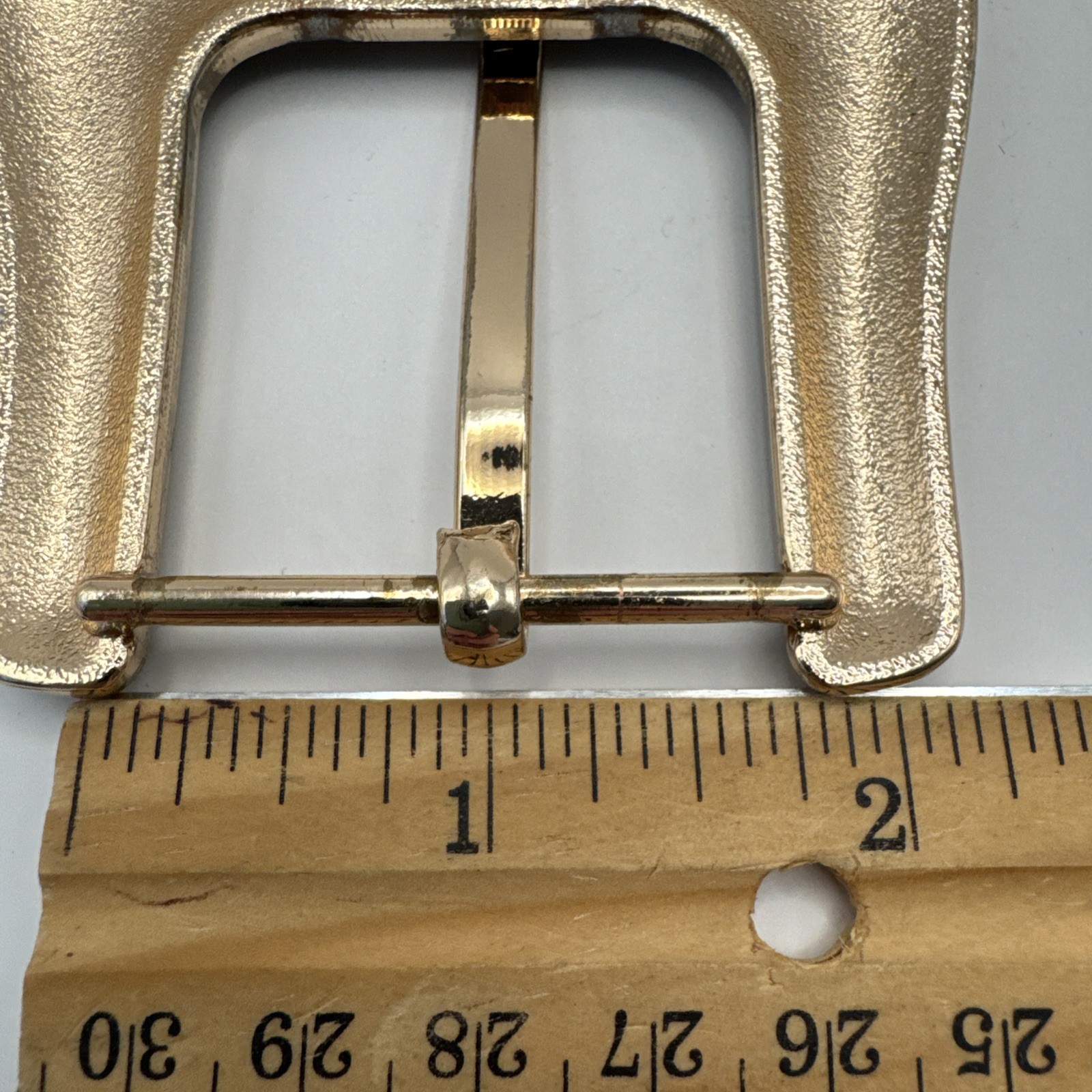 Western Belt Buckle Two Tone Gold Black Horse Stars Rodeo Wear
